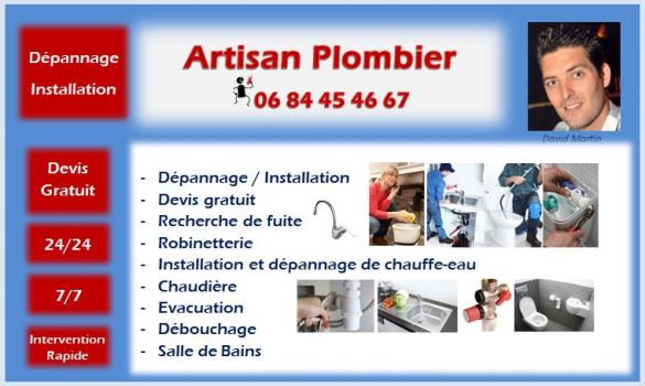 bon plombier et plombier sérieux à Albigny : Apams Plomberie, David MARTIN